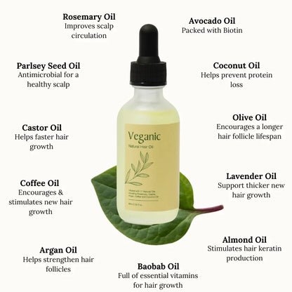 Veganic Natural Hair Oil Bundle